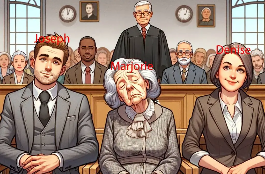 If Marjorie Refuses To Join Joseph & Denise As Co-Plaintiffs, Will The Court Order Marjorie To Be An Involuntary Plaintiff (Against Charmelle & Janette) Or A Defendant (With Charmelle & Janette)?