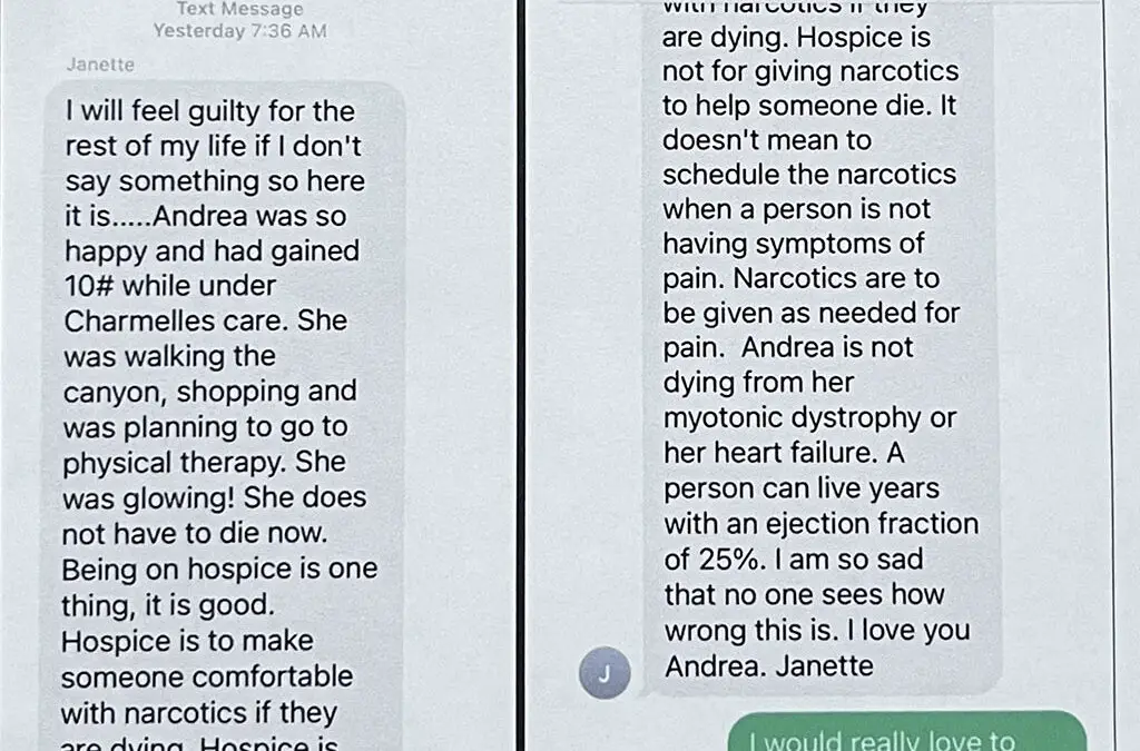 Denise Responds To Janette’s Claim, “Andrea is not dying…” — (Line-By-Line Reply To Marjorie, Janette, & Charmelle)